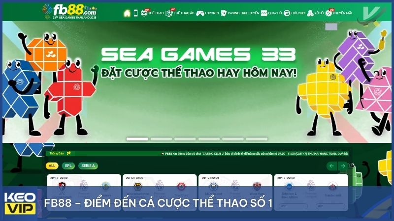 FB88 là nhà cái cá cược thể thao hàng đầu hiện nay