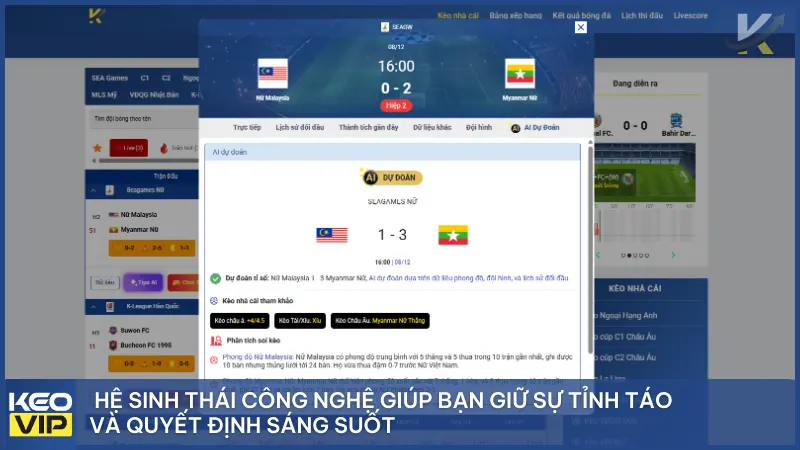 Nền tảng dữ liệu giúp người chơi đưa ra quyết định sáng suốt