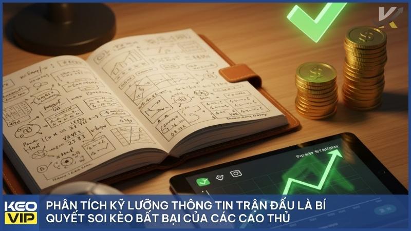 Soi kèo thành công đến từ khả năng đọc trận đấu một cách toàn diện