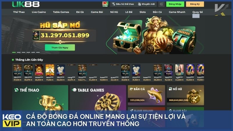Cá độ bóng đá online mang lại sự tiện lợi và an toàn cao hơn truyền thống