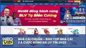 Nhà Cái Chuẩn – BXH Top Nhà Cái Cá Cược Bóng Đá Uy Tín 2025