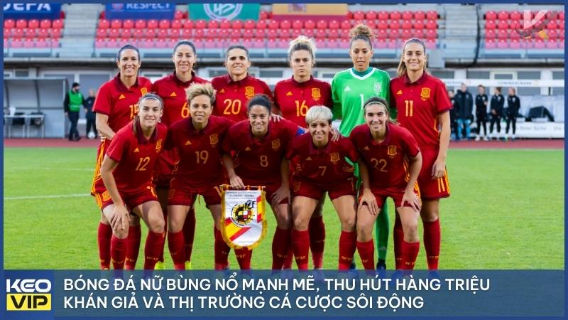 Sự trỗi dậy ấn tượng của bóng đá nữ trên bản đồ thể thao quốc tế