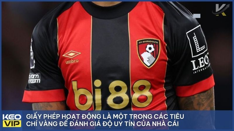 Giấy phép hoạt động là một trong các tiêu chí vàng để đánh giá độ uy tín của nhà cái