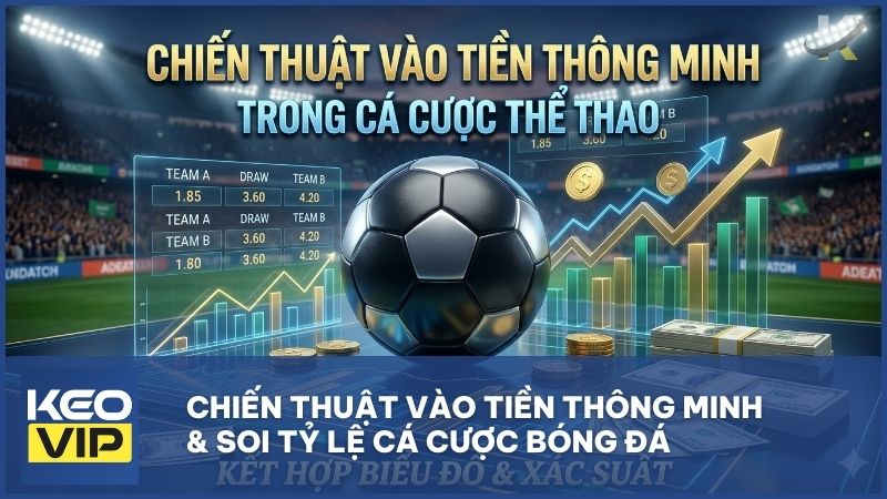 chien thuat vao tien thong minh ca cuoc the thao - Chiến thuật vào tiền thông minh là gì? Cách tối ưu tỷ lệ cá cược bóng đá tại Keonhacai5