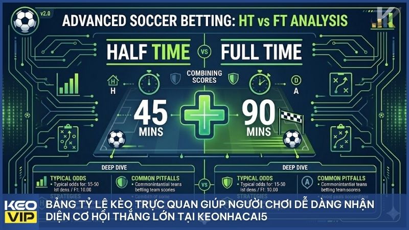 Bảng tỷ lệ kèo trực quan giúp người chơi dễ dàng nhận diện cơ hội thắng lớn tại Keonhacai5