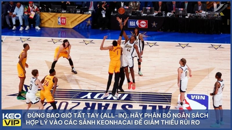 Quản lý vốn thông minh theo quy tắc 2-5% giúp người chơi duy trì lợi nhuận bền vững khi tham gia cá độ bóng rổ